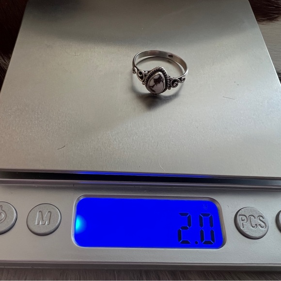 ❤️ Wild Horse Jasper Magnesite Navajo Southwestern  Sterling Silver Ring Size 8 - Picture 9 of 15